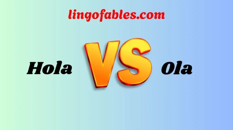 Hola or Ola