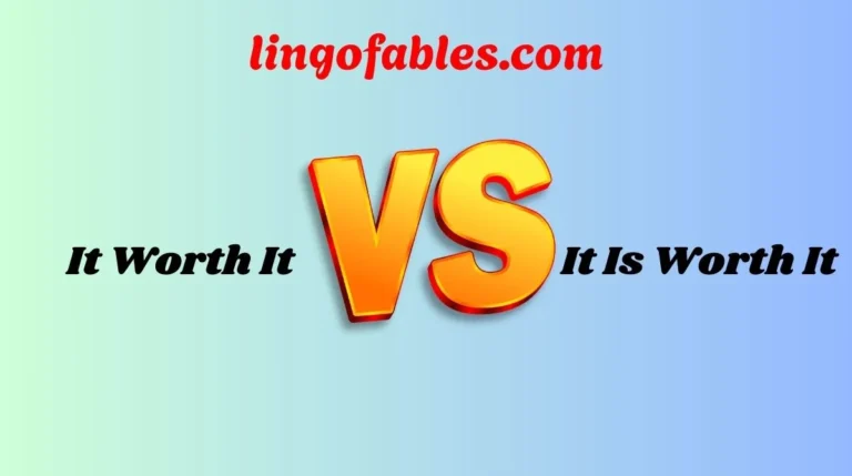 It Worth It or It Is Worth It