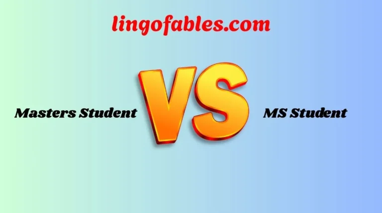 Masters Student or MS Student