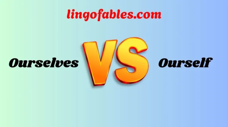 Ourselves vs Ourself