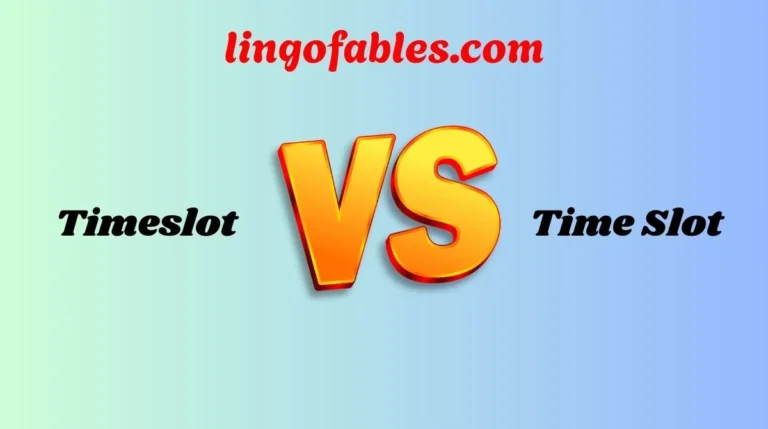 Timeslot or Time Slot