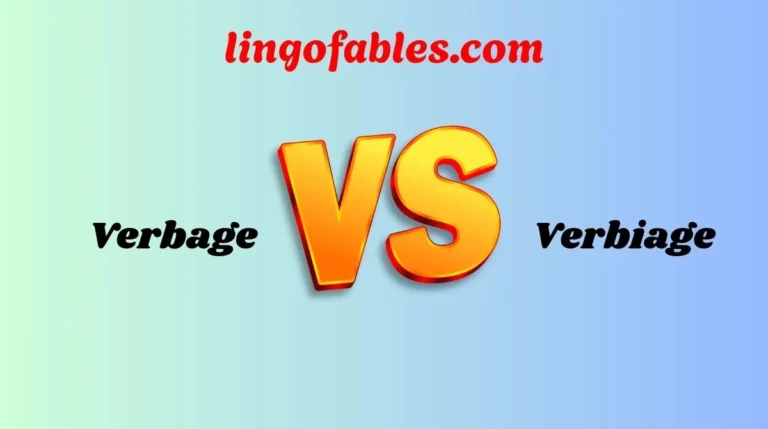 Verbage vs Verbiage