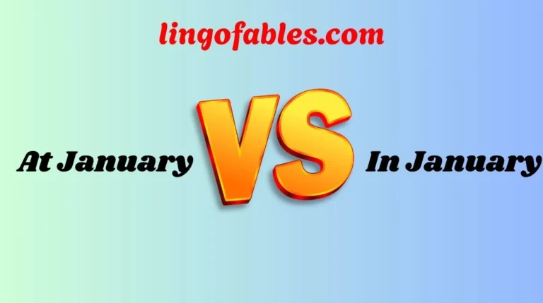 At January or In January