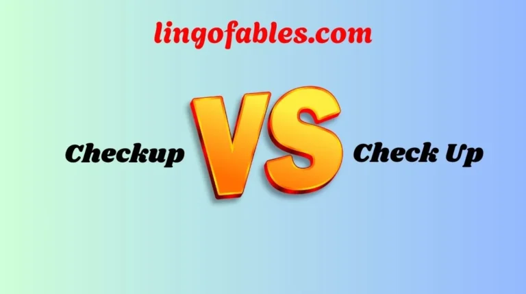 Checkup or Check Up