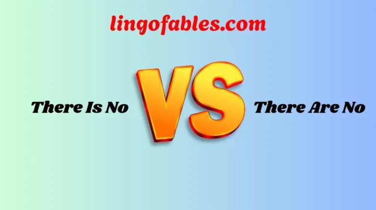 There Is No or There Are No