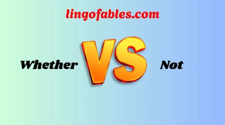 Whether or Whether or Not