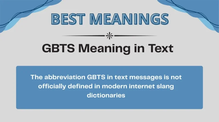 GBTS Meaning in Text