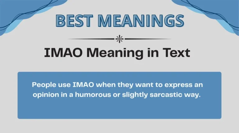 IMAO Meaning in Text