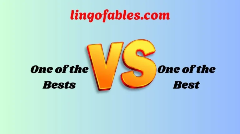 One of the Bests or One of the Best