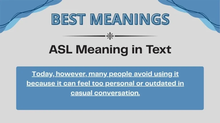 ASL Meaning in Text