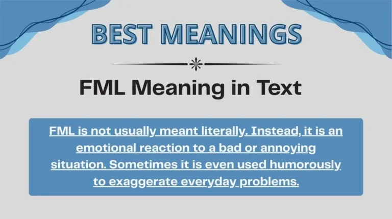 FML Meaning in Text