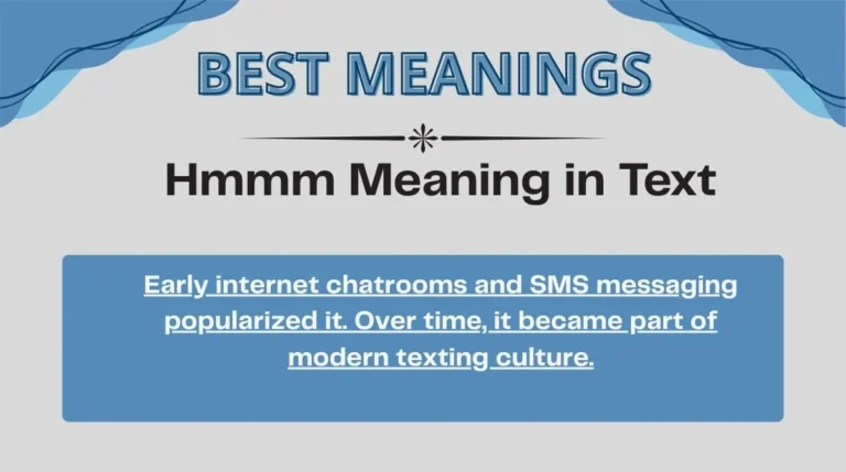 Hmmm Meaning in Text