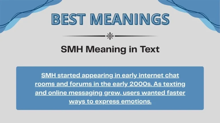 SMH Meaning in Text